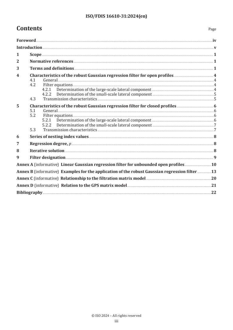 ISO/FDIS 16610-31 - Geometrical product specifications (GPS) — Filtration — Part 31: Robust profile filters: Gaussian regression filters
Released:11/5/2024