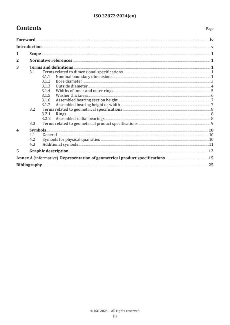 ISO 22872:2024 - Rolling bearings — Geometrical product specifications (GPS) — Vocabulary and representation of symbols
Released:11/27/2024