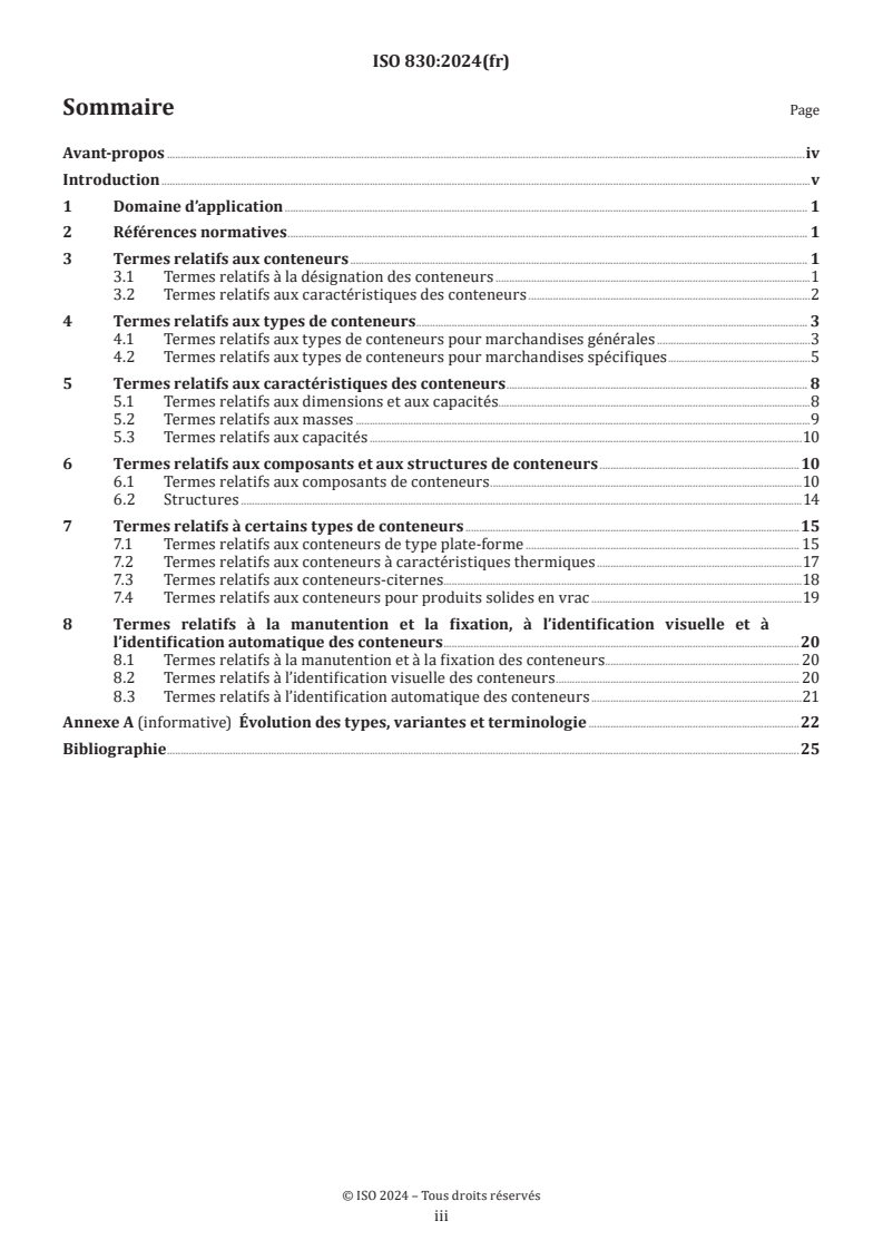 ISO 830:2024 - Conteneurs pour le transport de marchandises — Vocabulaire
Released:20. 09. 2024