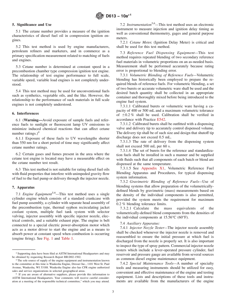 ASTM D613-10ae1 - Standard Test Method for  Cetane Number of Diesel Fuel Oil