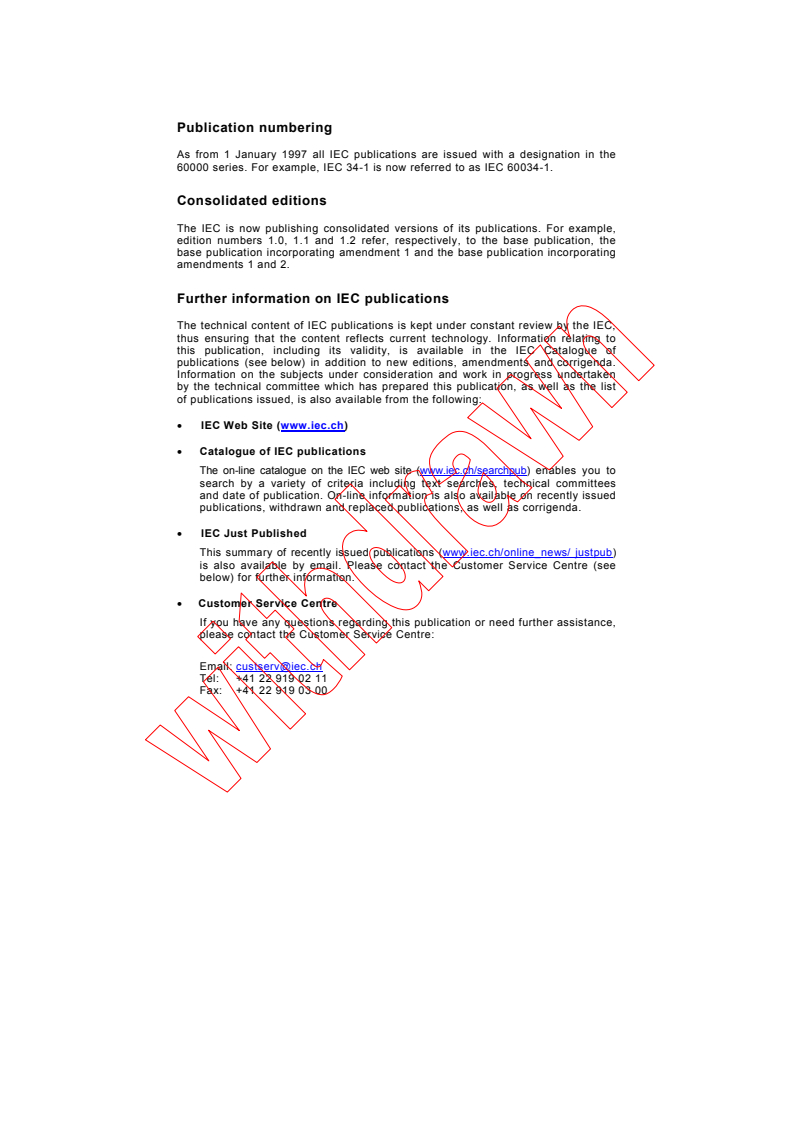 IEC 61968-1:2003 IEC 61968-1:2003 - Application integration at electric utilities - System interfaces for distribution management - Part 1: Interface architecture and general requirements
Released:10/8/2003
Isbn:2831872081 - Page 2 preview