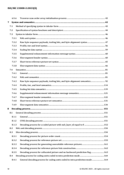 ISO/IEC 23008-2:2023 ISO/IEC 23008-2:2023 - Information technology — High efficiency coding and media delivery in heterogeneous environments — Part 2: High efficiency video coding
Released:31. 10. 2023 - Page 4 preview