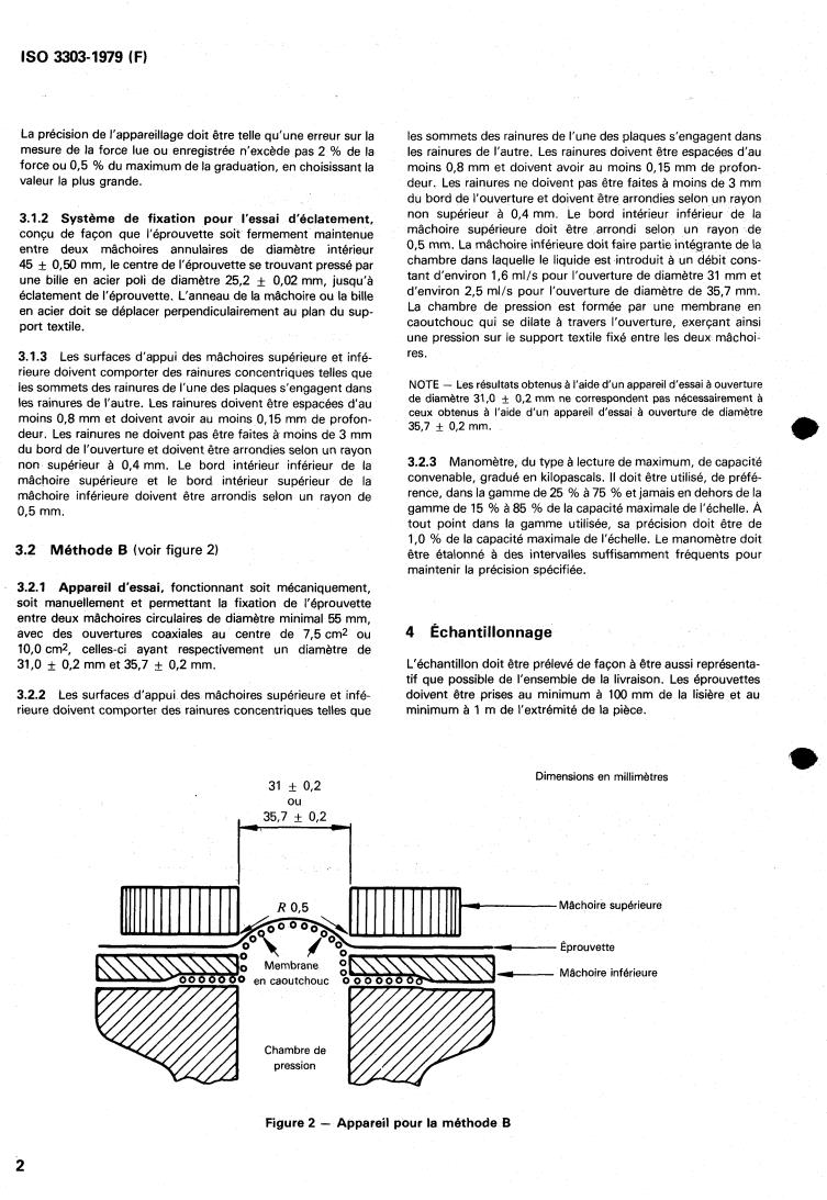 ISO 3303:1979 ISO 3303:1979 - Rubber- or plastics-coated fabrics — Determination of bursting strength
Released:12/1/1979 - Page 4 preview
