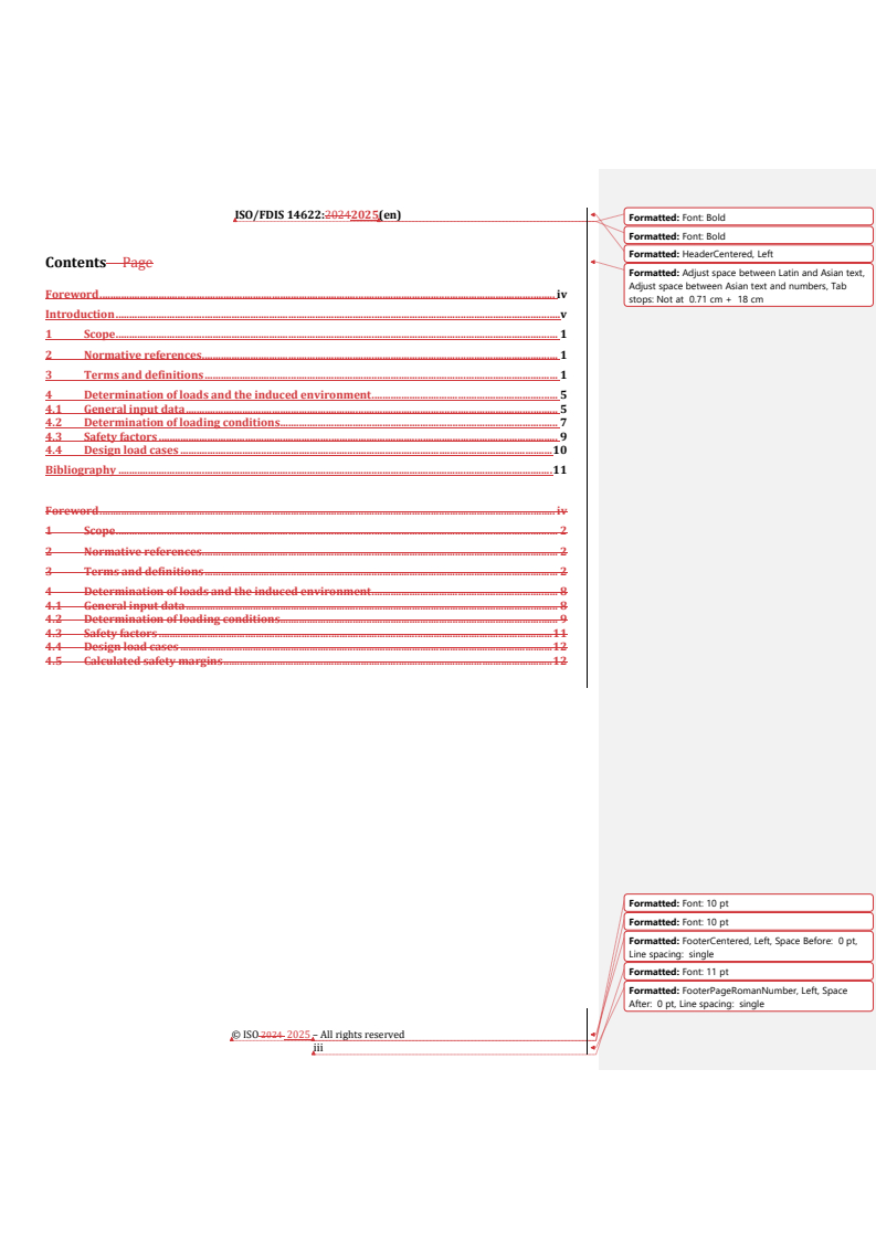 ISO/FDIS 14622 REDLINE ISO/FDIS 14622 - Space systems — Structural design — Loads and induced environment
Released:9. 01. 2025