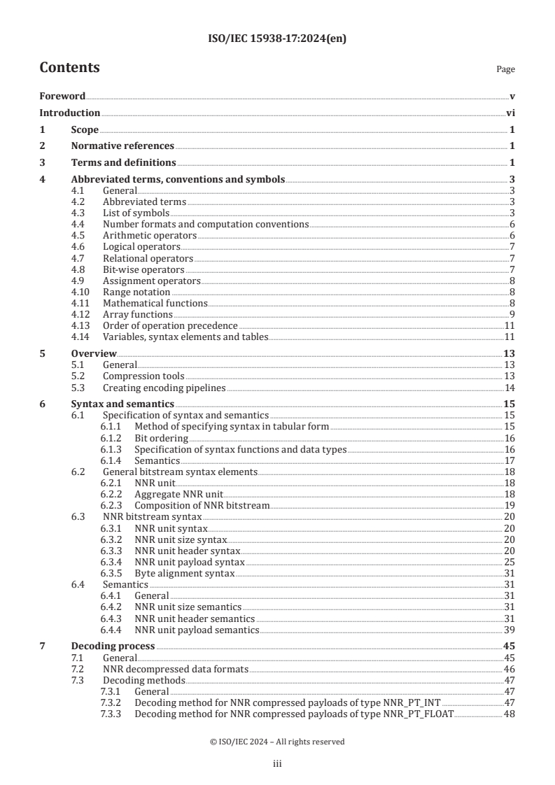 ISO/IEC 15938-17:2024 - Information technology — Multimedia content description interface — Part 17: Compression of neural networks for multimedia content description and analysis
Released:10. 01. 2024