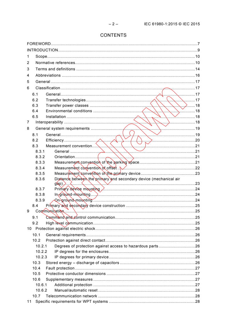 IEC 61980-1:2015 IEC 61980-1:2015 - Electric vehicle wireless power transfer (WPT) systems - Part 1: General requirements
Released:7/24/2015
Isbn:9782832228142 - Page 4 preview