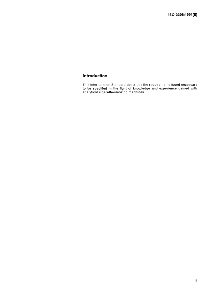 ISO 3308:1991 - Routine analytical cigarette-smoking machine — Definitions and standard conditions
Released:10/31/1991