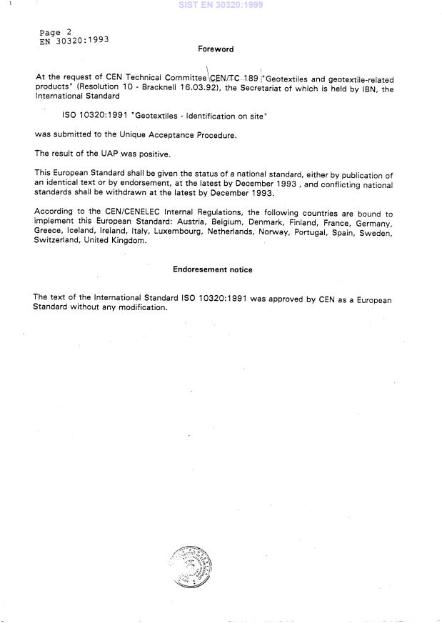 EN 30320:1993 EN 30320:1999 - Page 4 preview