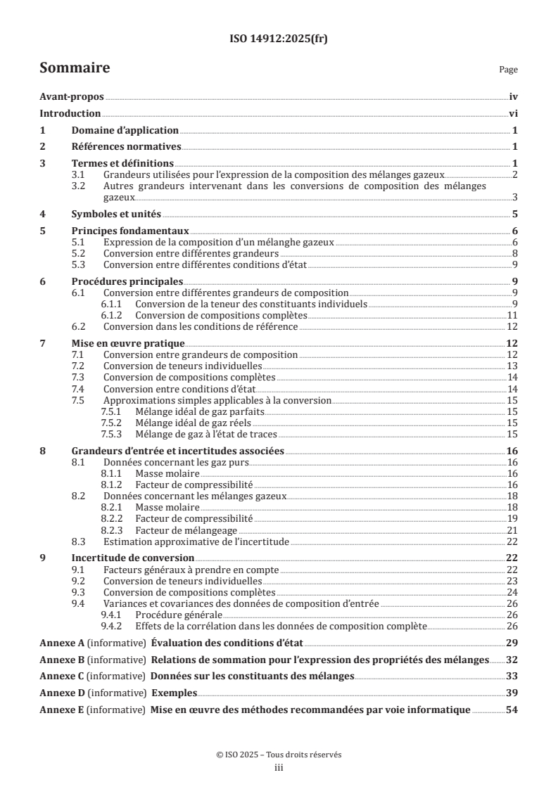 ISO 14912:2025 - Analyse des gaz — Conversion des données de composition de mélanges gazeux
Released:14. 05. 2025