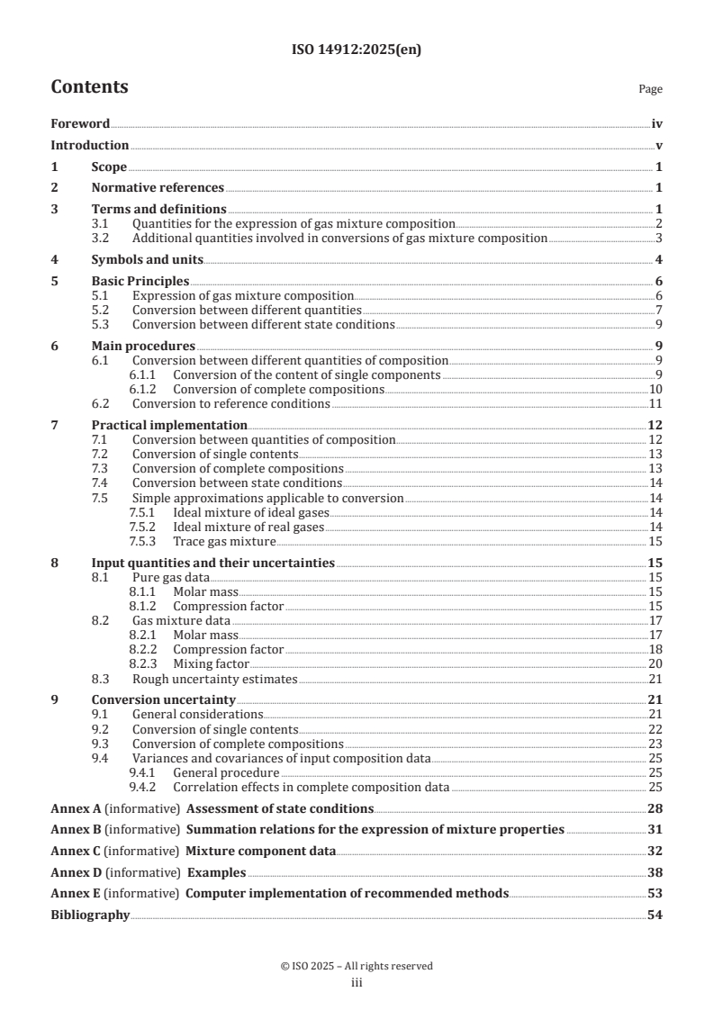 ISO 14912:2025 - Gas analysis — Conversion of gas mixture composition data
Released:14. 05. 2025