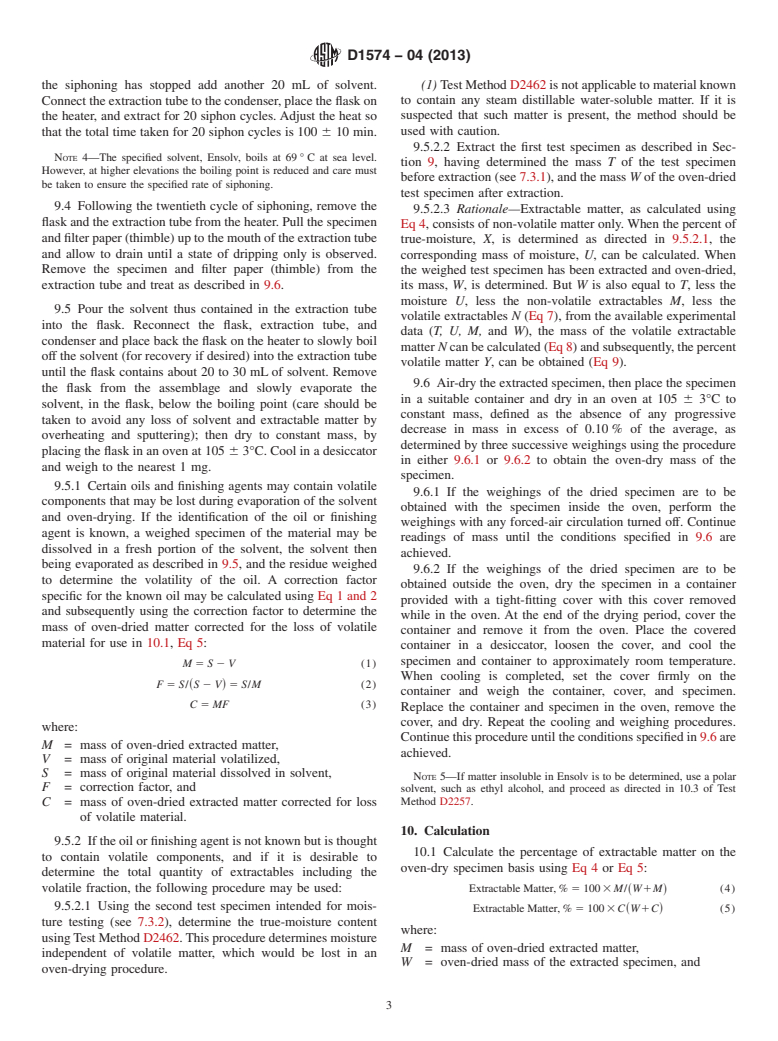 ASTM D1574-04(2013) - Standard Test Method for  Extractable Matter in Wool and Other Animal Fibers (Withdrawn 2022)