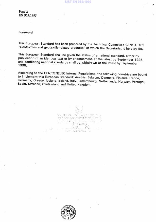 EN 965:1995 EN 965:1999 - Page 4 preview