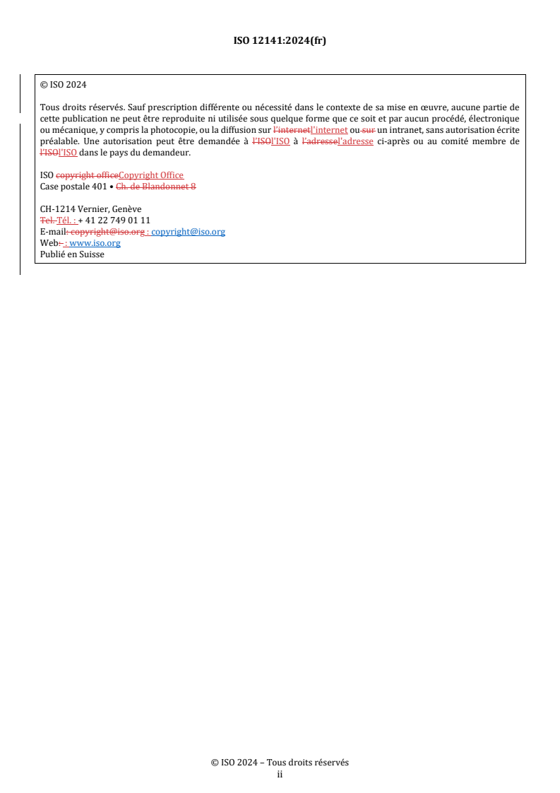 SIST ISO 12141:2025 REDLINE ISO 12141:2024 - Émissions de sources fixes — Détermination de faibles concentrations en masse de poussières — Méthode gravimétrique manuelle
Released:9. 01. 2025 - Page 2 preview