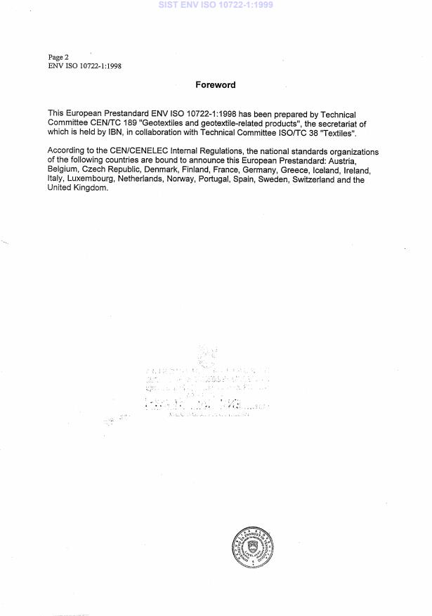 ENV ISO 10722-1:1998 ENV ISO 10722-1 1999 - Page 4 preview