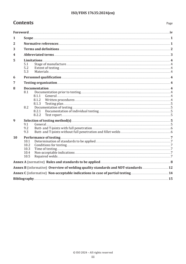 ISO/FDIS 17635 - Non-destructive testing of welds — General rules for metallic materials
Released:10/30/2024