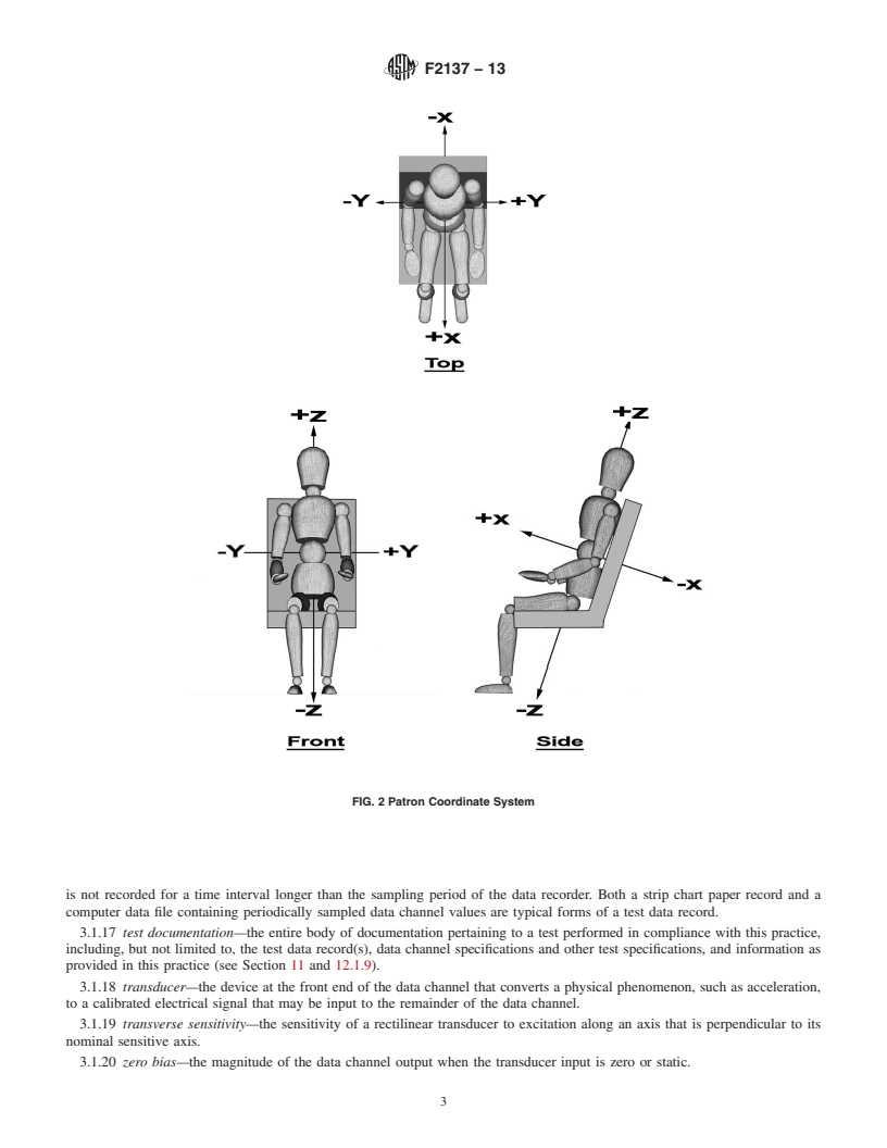 REDLINE ASTM F2137-13 - Standard Practice for  Measuring the Dynamic Characteristics of Amusement Rides and  Devices