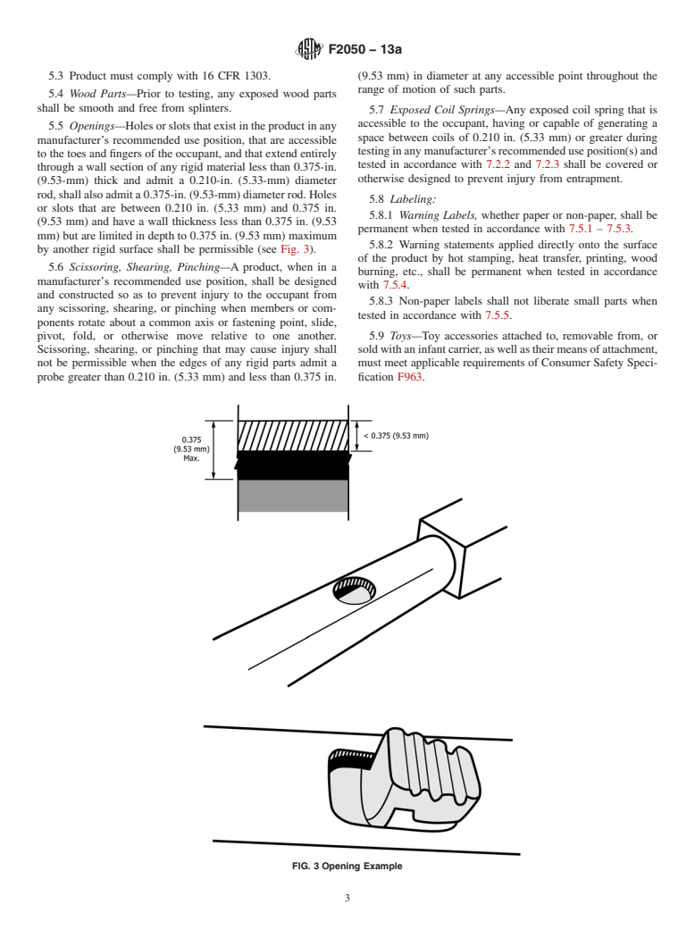 ASTM F2050-13a - Standard Consumer Safety Specification for  Hand-Held Infant Carriers