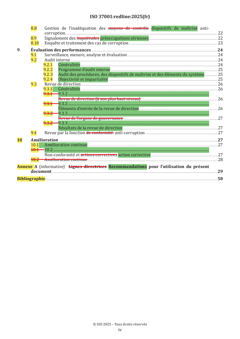 SIST ISO 37001:2025 REDLINE ISO 37001:2025 - Systèmes de management anti-corruption — Exigences et recommandations de mise en œuvre
Released:13. 03. 2025 - Page 4 preview
