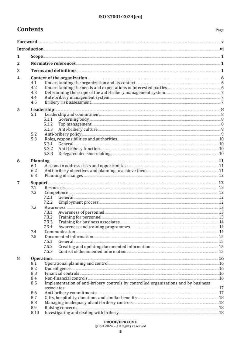 ISO/PRF 37001 - Anti-bribery management systems — Requirements with guidance for use
Released:12/23/2024