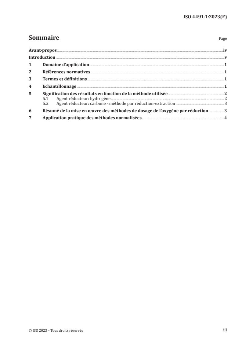 ISO 4491-1:2023 - Poudres métalliques — Dosage de l'oxygène par les méthodes de réduction — Partie 1: Directives générales
Released:24. 03. 2023