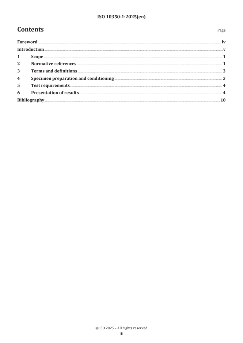 ISO 10350-1:2025 - Plastics — Acquisition and presentation of comparable single-point data — Part 1: Moulding materials
Released:27. 01. 2025