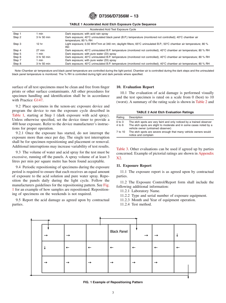 ASTM D7356/D7356M-13 - Standard Test Method for Accelerated Acid Etch Weathering of Automotive Clearcoats Using a Xenon-Arc Exposure Device