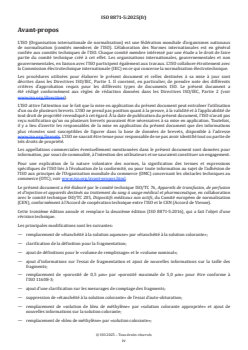 ISO 8871-5:2025 ISO 8871-5:2025 - Éléments en élastomère pour administration parentérale et dispositifs à usage pharmaceutique — Partie 5: Exigences fonctionnelles et essais
Released:13. 03. 2025 - Page 4 preview