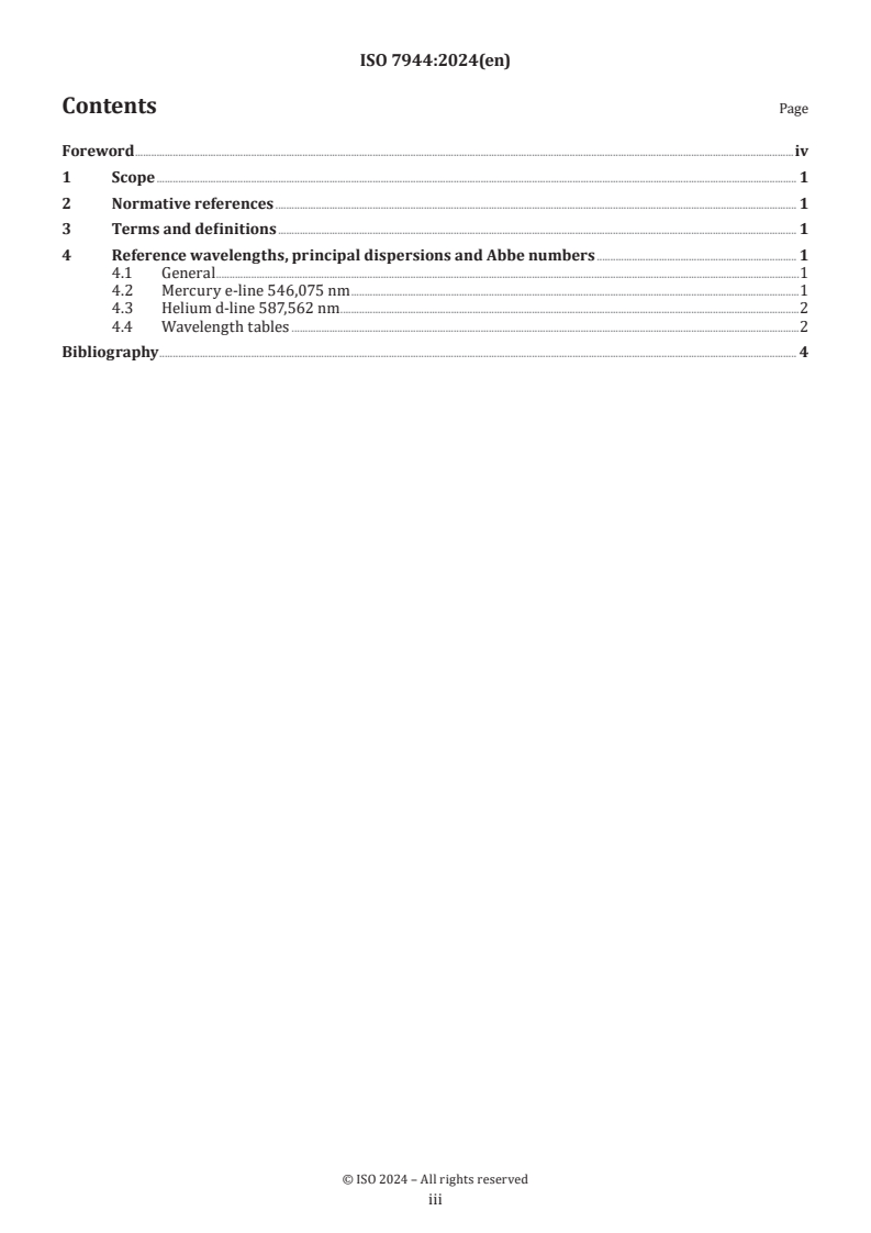 ISO 7944:2024 - Optics and photonics — Reference wavelengths
Released:11/22/2024