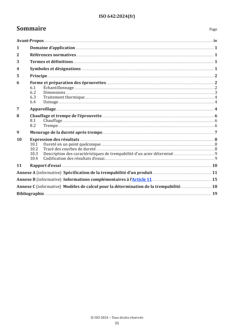 ISO 642:2024 - Acier — Essai de trempabilité par trempe en bout (essai Jominy)
Released:22. 08. 2024