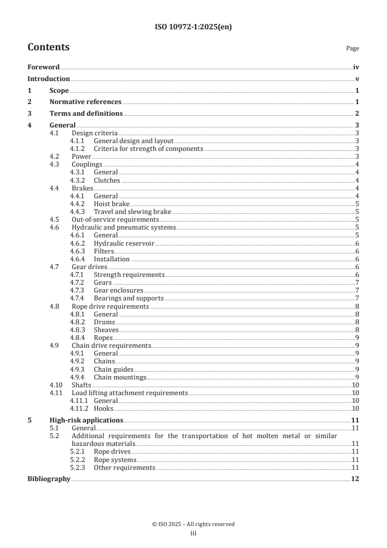 ISO 10972-1:2025 - Cranes — Requirements for mechanisms — Part 1: General
Released:17. 02. 2025