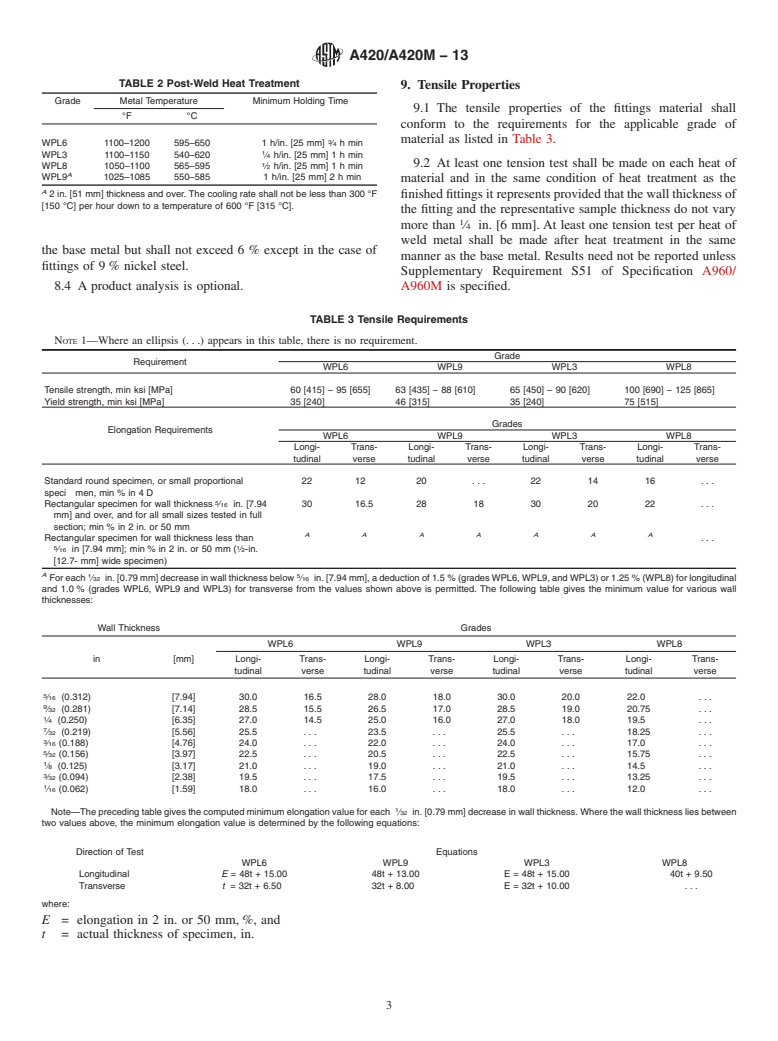 ASTM A420/A420M-13 - Standard Specification for Piping Fittings of ...