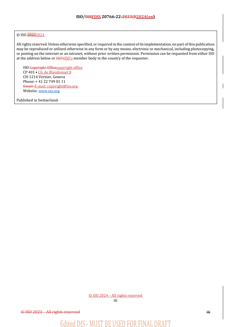 REDLINE ISO/FDIS 20766-22 - Road vehicles — Liquefied petroleum gas (LPG) fuel system components — Part 22: Power supply bushing (fuel pump/actuators/fuel level sensor)
Released:11/27/2024