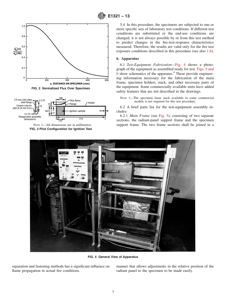 ASTM E1321-13 - Standard Test Method for  Determining Material Ignition and Flame Spread Properties