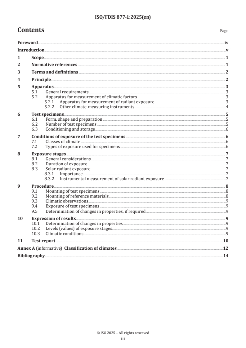 ISO/FDIS 877-1 - Plastics — Methods of exposure to solar radiation — Part 1: General guidance
Released:8. 05. 2025