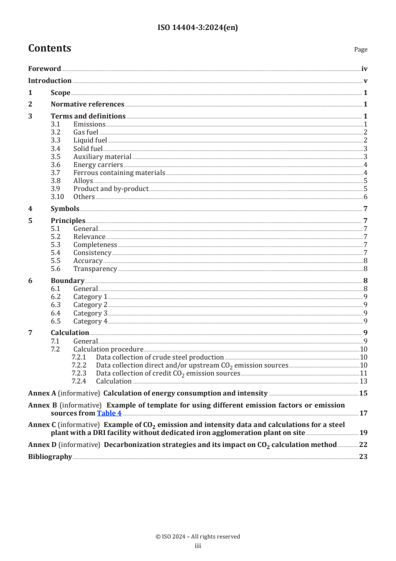 ISO 14404-3:2024 - Calculation method of carbon dioxide emission intensity from iron and steel production — Part 3: Steel plant with electric arc furnace (EAF) and coal-based or gas-based direct reduction iron (DRI) facility
Released:16. 09. 2024