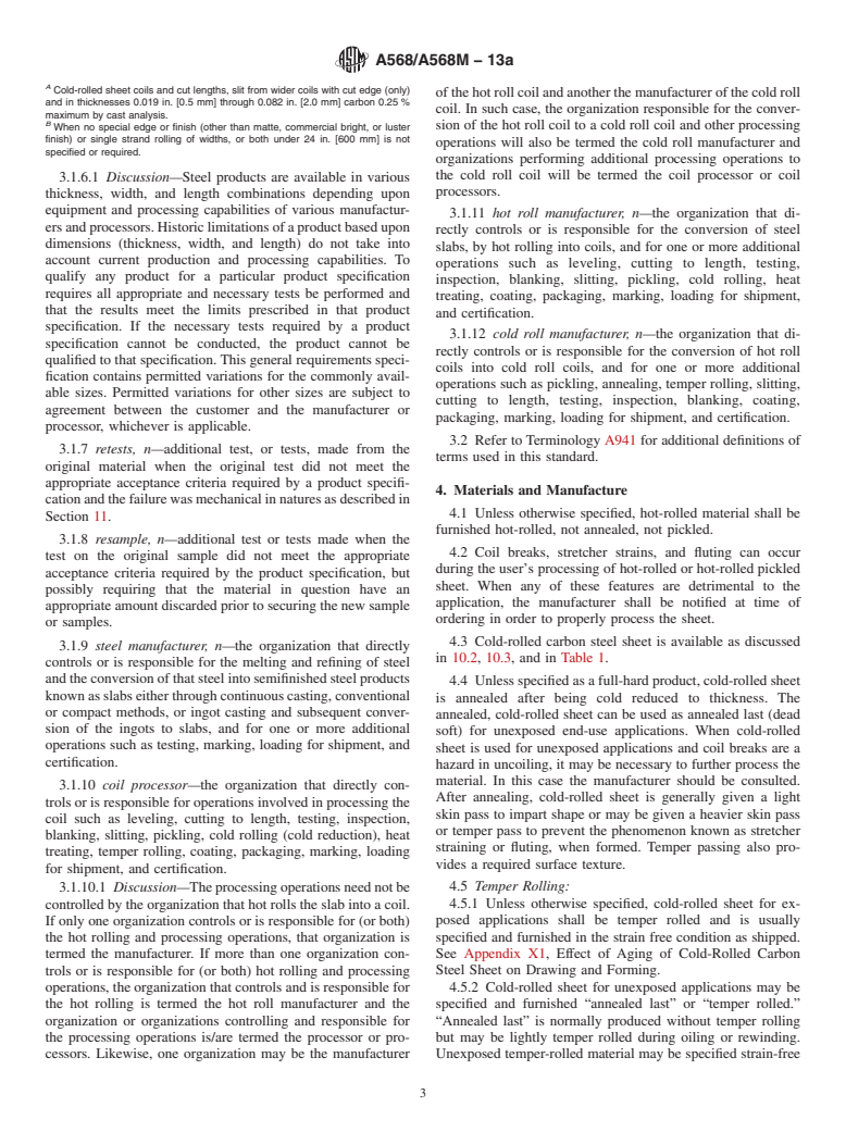 ASTM A568/A568M-13a - Standard Specification for  Steel, Sheet, Carbon, Structural, and High-Strength, Low-Alloy,   Hot-Rolled and Cold-Rolled, General Requirements for