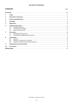 ISO 18134-2:2024 - Solid biofuels — Determination of moisture content — Part 2: Simplified method
Released:22. 03. 2024 - Page 3 preview