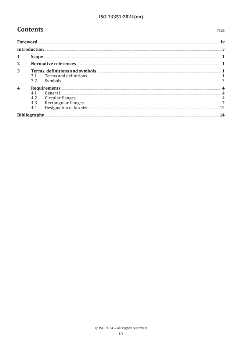 ISO 13351:2024 - Fans — Dimensions
Released:21. 08. 2024