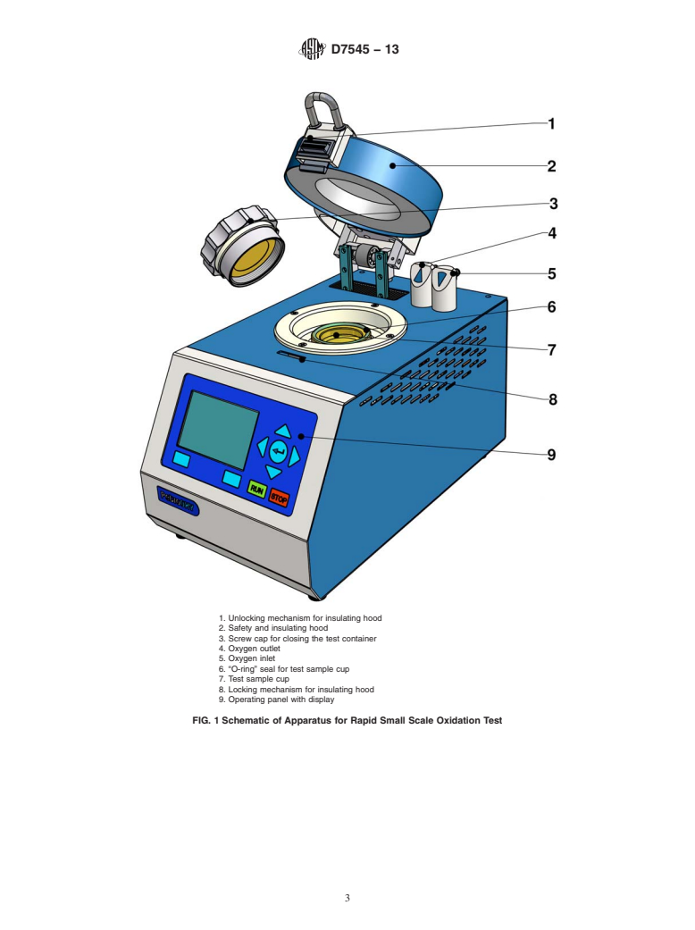 ASTM D7545-13 - Standard Test Method for  Oxidation Stability of Middle Distillate Fuels&mdash;Rapid  Small Scale Oxidation Test (RSSOT)