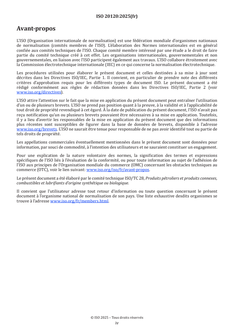 ISO 20120:2025 ISO 20120:2025 - Lubrifiants — Détermination du coefficient de frottement d'un synchroniseur lubrifié par des fluides de transmission manuelle (MTF) — Machine d'essai à oscillation linéaire à haute fréquence (SRV)
Released:1. 05. 2025 - Page 4 preview