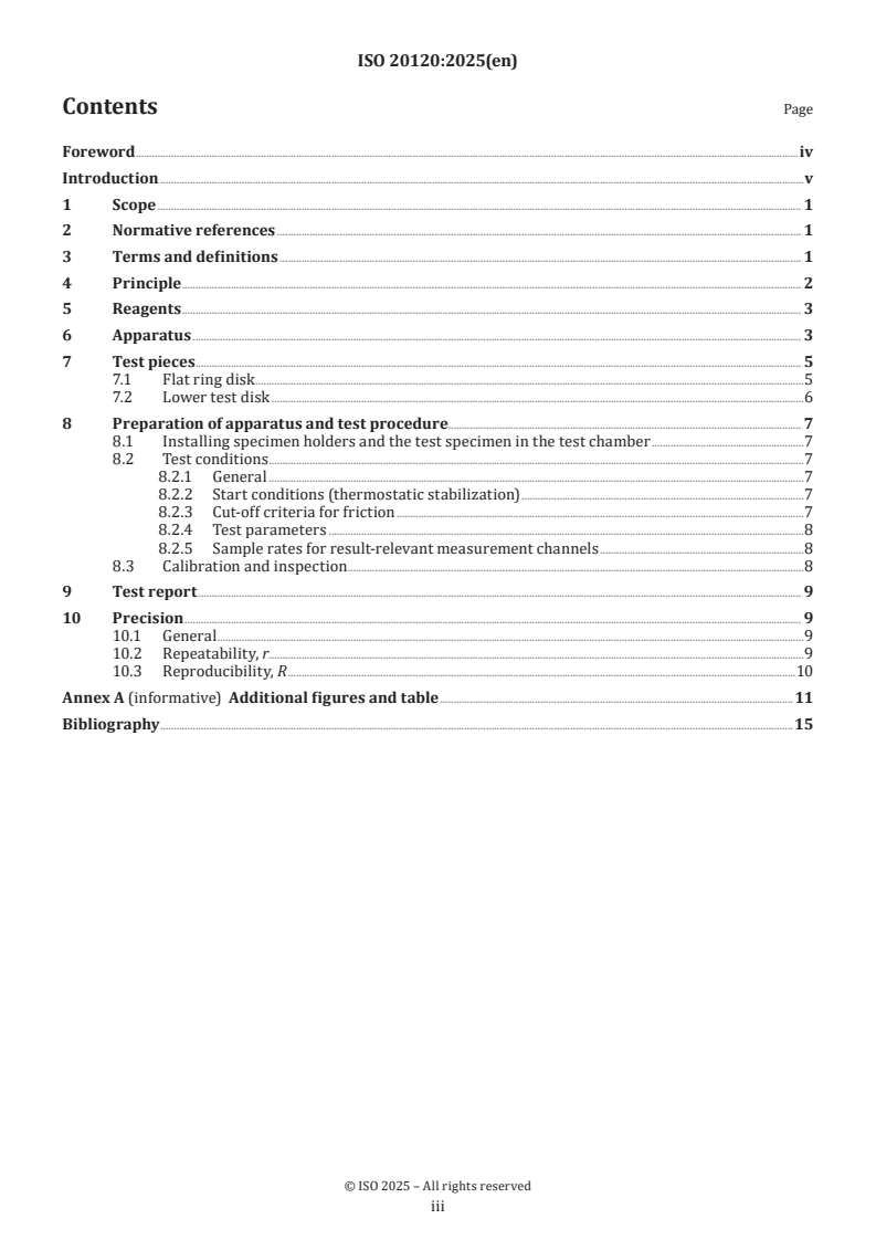 ISO 20120:2025 - Lubricants — Determination of the coefficient of friction of synchronizer lubricated by manual transmission fluids (MTF) — High-frequency, linear-oscillation (SRV) test machine
Released:1. 05. 2025