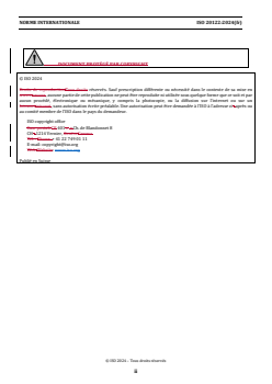 REDLINE ISO 20122:2024 - Huiles végétales — Dosage des hydrocarbures saturés d’huile minérale (MOSH) et des hydrocarbures aromatiques d’huile minérale (MOAH) par analyse par chromatographie en phase liquide haute performance et chromatographie en phase gazeuse couplées à un détecteur à ionisation de flamme (CLHP-CG-FID) en ligne — Méthode pour une faible limite de quantification
Released:6. 11. 2024 - Page 2 preview