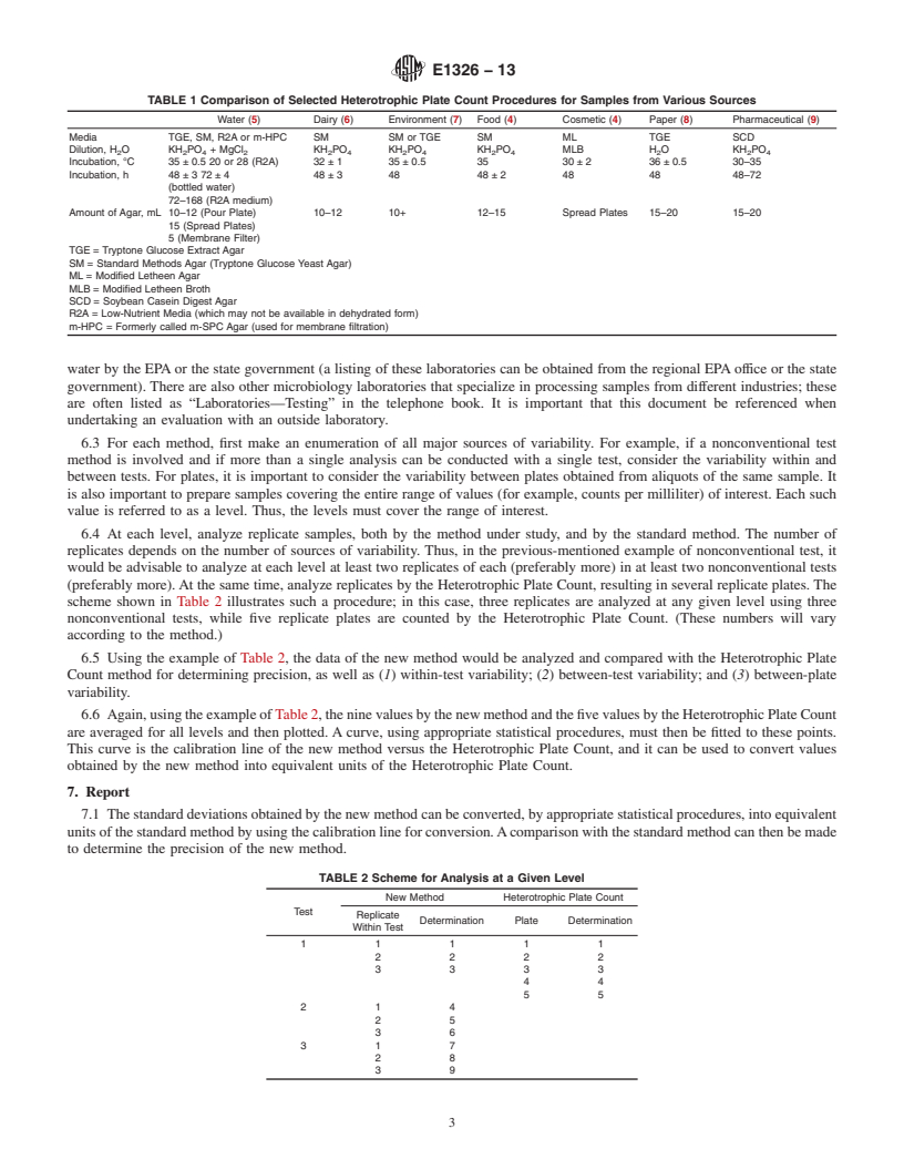 REDLINE ASTM E1326-13 - Standard Guide for  Evaluating Nonconventional Microbiological Tests Used for Enumerating  Bacteria