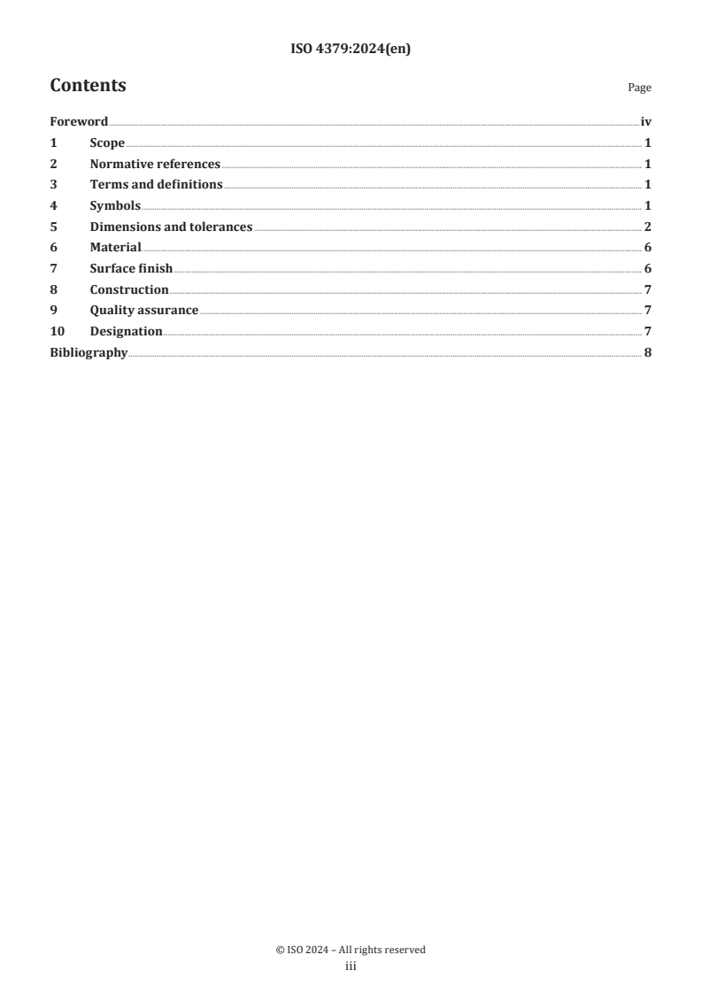 ISO 4379:2024 - Plain bearings — Copper alloy bushes — Dimensions and tolerances
Released:12/19/2024