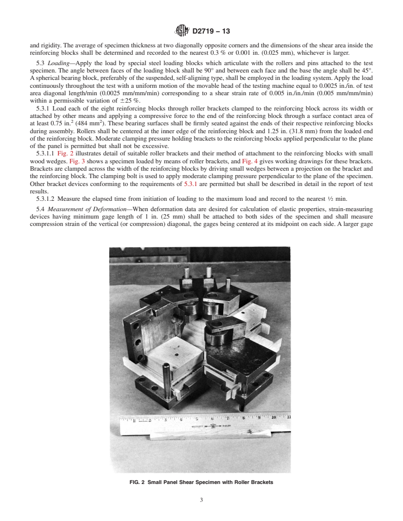 REDLINE ASTM D2719-13 - Standard Test Methods for  Structural Panels in Shear Through-the-Thickness