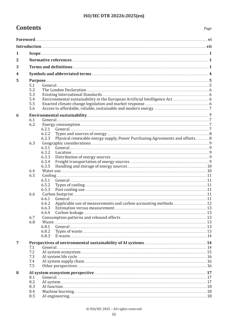 ISO/IEC DTR 20226 - Information technology — Artificial intelligence — Environmental sustainability aspects of AI systems
Released:11. 02. 2025