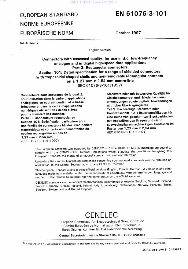 EN 61076-3-101:2002