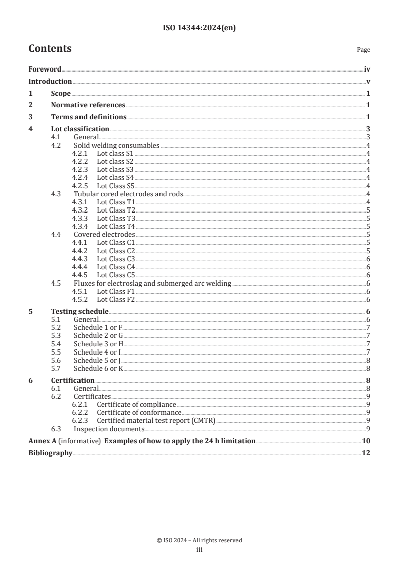 ISO 14344:2024 - Welding consumables — Procurement of filler materials and fluxes
Released:17. 09. 2024