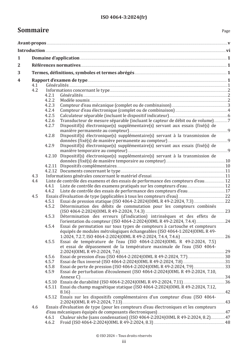 ISO 4064-3:2024 - Compteurs d’eau potable froide et d’eau chaude — Partie 3: Format du rapport d’essai
Released:12/19/2024