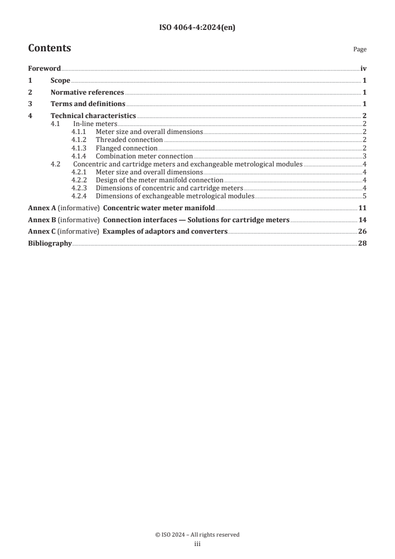 ISO 4064-4:2024 - Water meters for cold potable water and hot water — Part 4: Non-metrological requirements not covered in ISO 4064-1
Released:12/19/2024